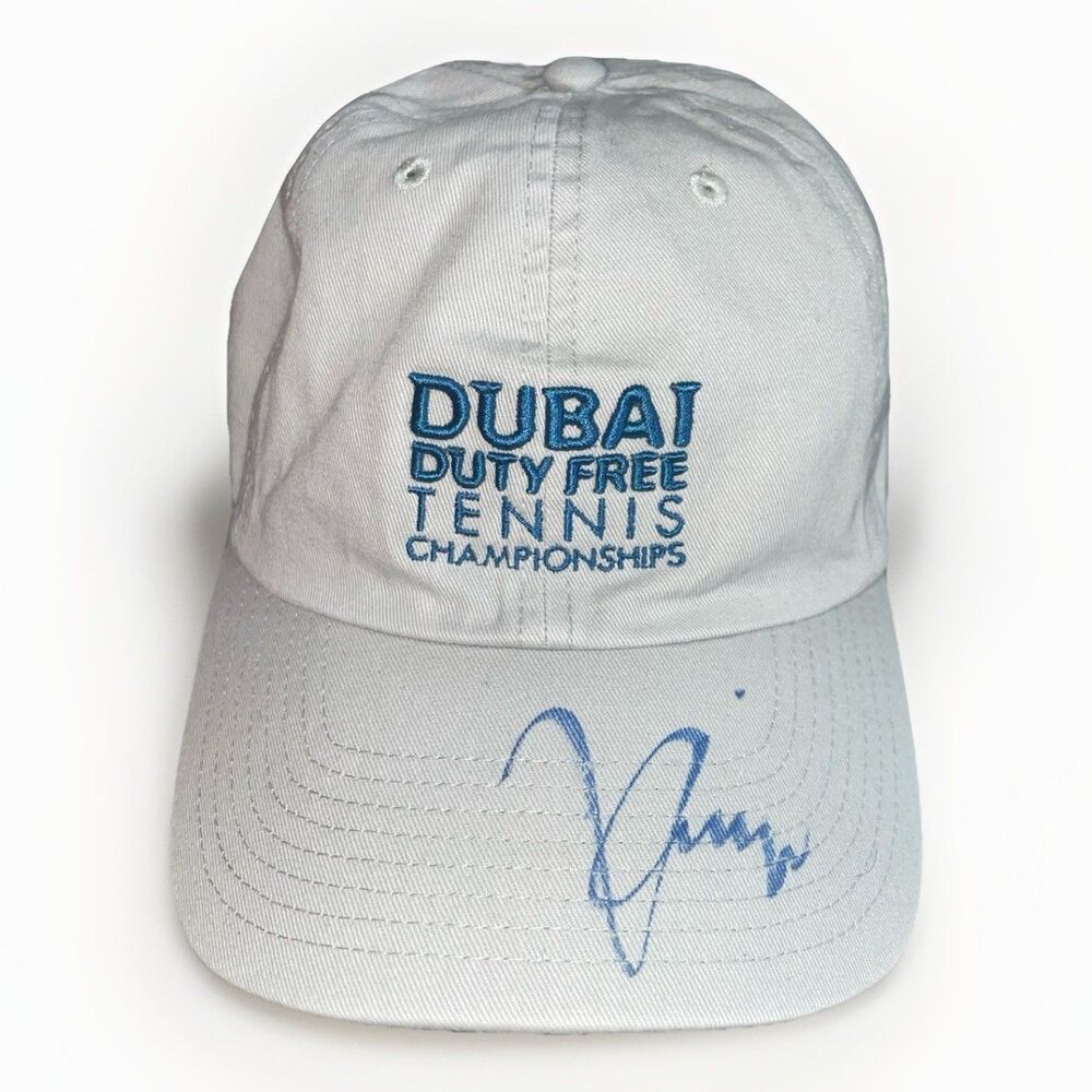 Andy Murray Signed 2021 Dubai Duty Free Tennis Hat - '47 Brand - Comeback Year